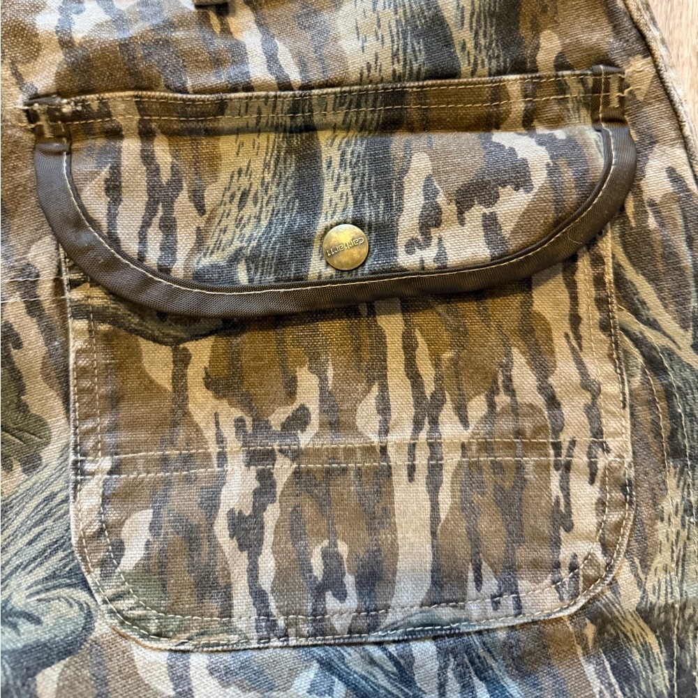 Rare 90’s Carhartt jeans Camouflage Pants Size 38 men’s vintage camo hunting - Picture 10 of 15